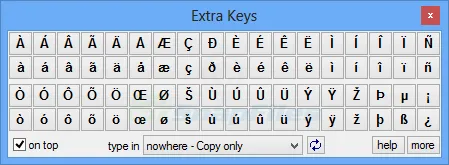 Extra Keys ภาพหน้าจอ 1