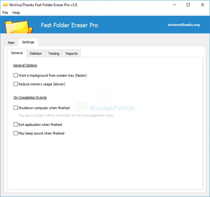 Fast Folder Eraser Pro ภาพหน้าจอ 2