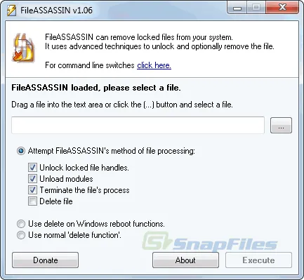 FileASSASSIN ภาพหน้าจอ 1