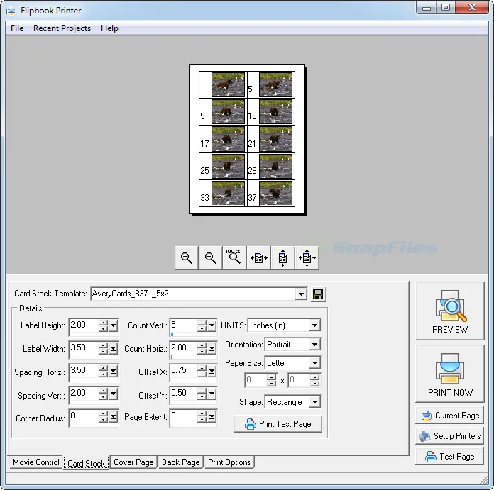 Flipbook Printer ภาพหน้าจอ 2