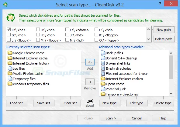 FMJ CleanDisk ภาพหน้าจอ 1