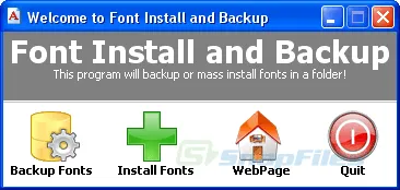 Font Install & Backup ภาพหน้าจอ 1