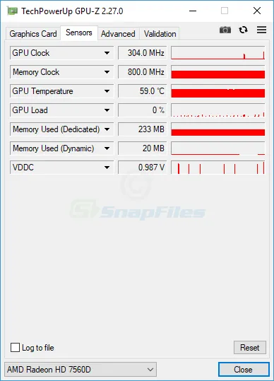 GPU-Z ภาพหน้าจอ 2