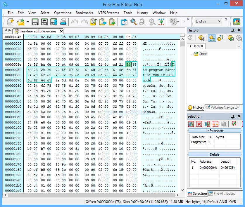 Free Hex Editor Neo ภาพหน้าจอ 1