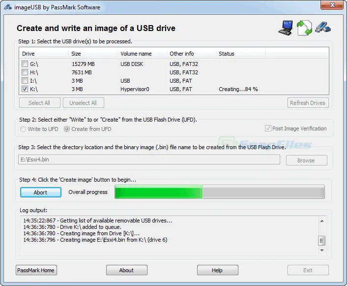 ImageUSB ภาพหน้าจอ 2