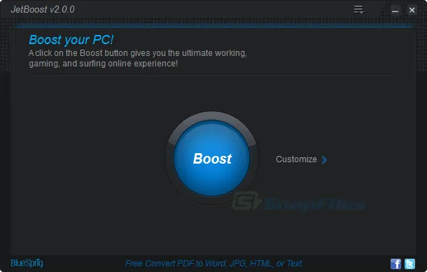 JetBoost ภาพหน้าจอ 1