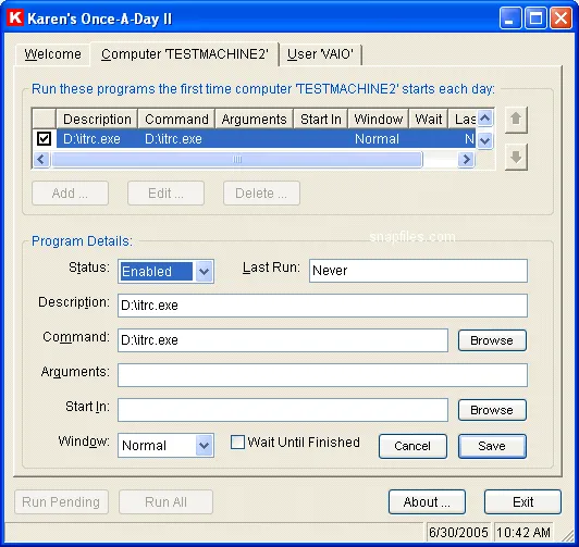 Karen`s Once-A-Day ภาพหน้าจอ 1
