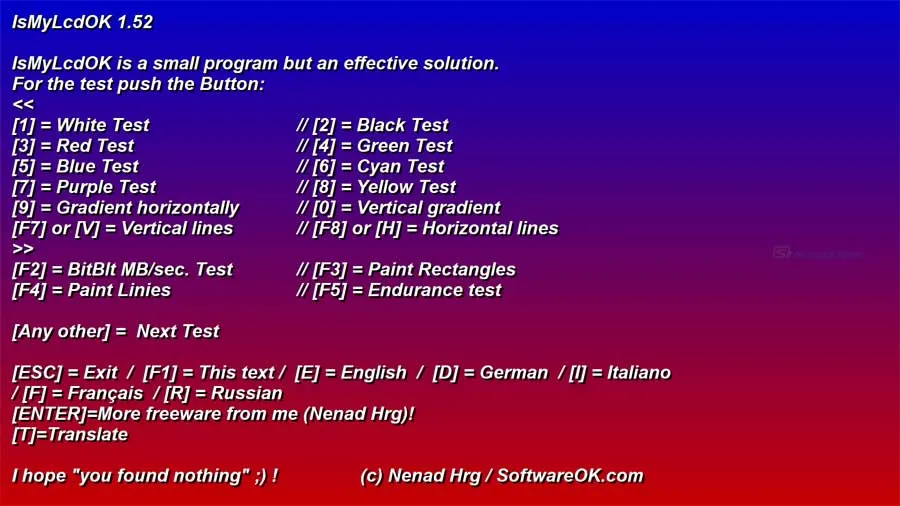 IsMyLcdOK ภาพหน้าจอ 1
