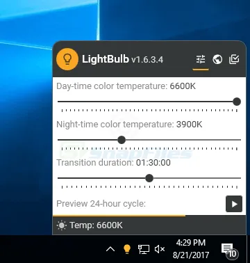 LightBulb ภาพหน้าจอ 1