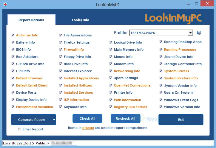 LookInMyPC ภาพหน้าจอ 1