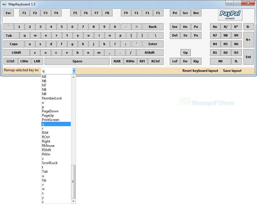 MapKeyboard ภาพหน้าจอ 1