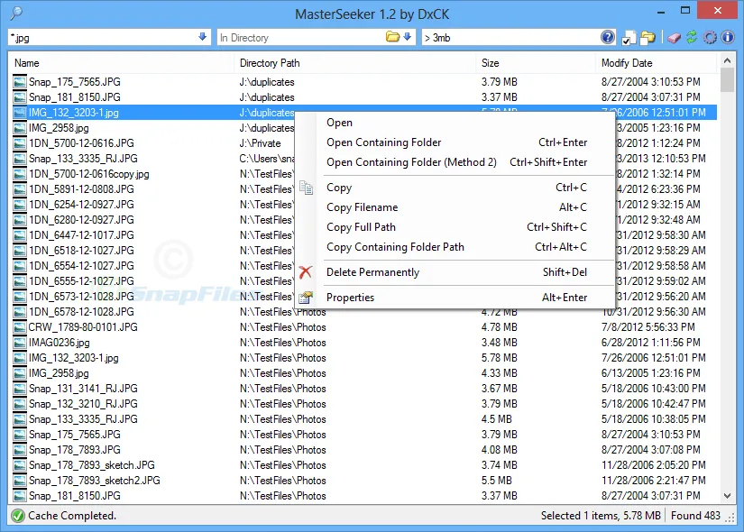 MasterSeeker ภาพหน้าจอ 2