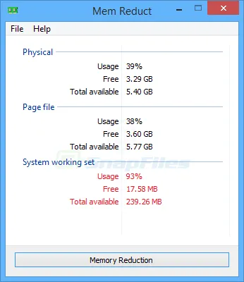 Mem Reduct ภาพหน้าจอ 1