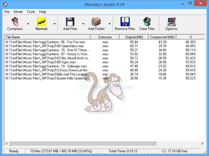 Monkeys Audio ภาพหน้าจอ 1