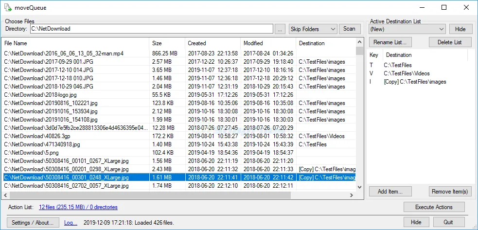 moveQueue ภาพหน้าจอ 1
