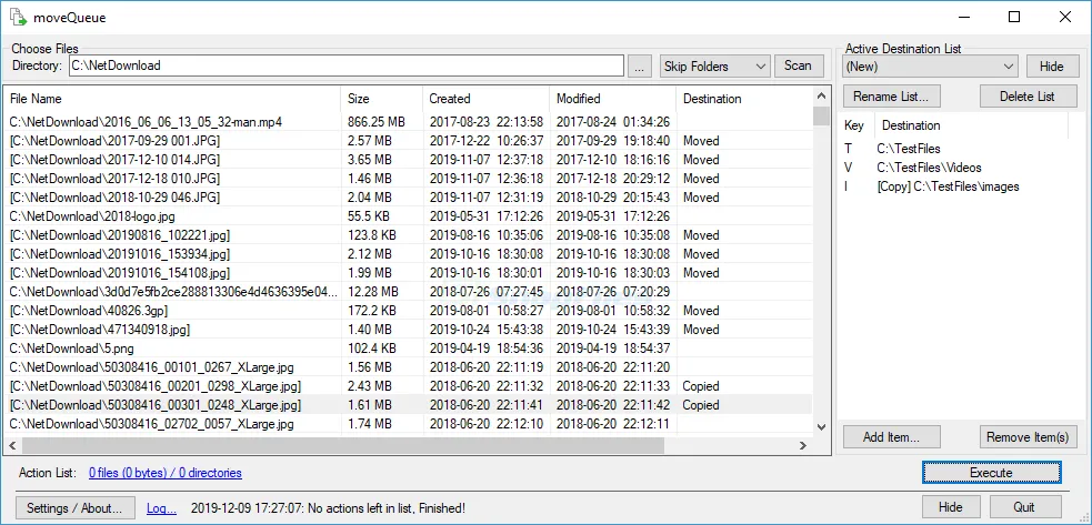 moveQueue ภาพหน้าจอ 2