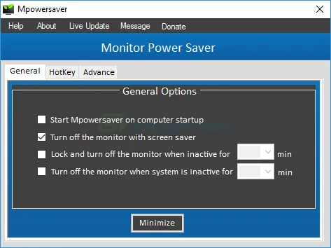 MpowerSaver ภาพหน้าจอ 1