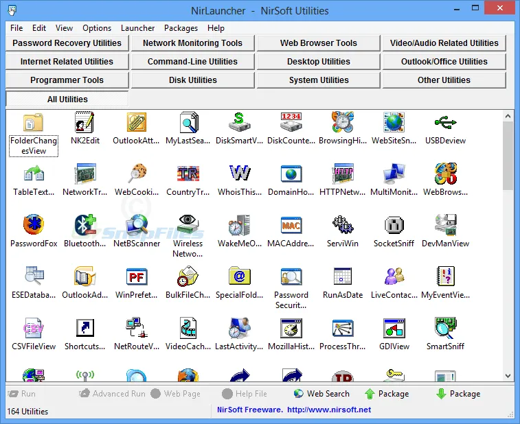 NirLauncher ภาพหน้าจอ 1