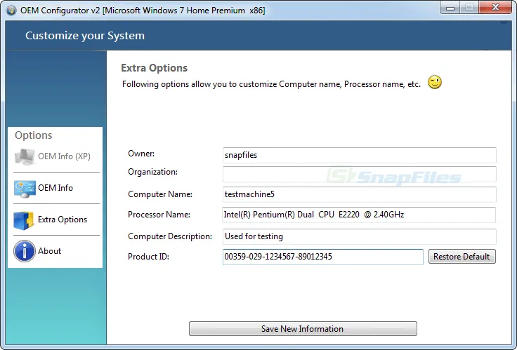 OEM Configurator ภาพหน้าจอ 2