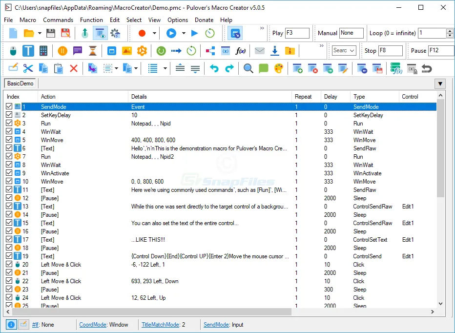 Pulover Macro Creator ภาพหน้าจอ 1