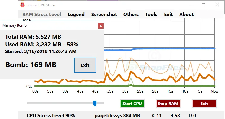 Precise CPU Stress ภาพหน้าจอ 2