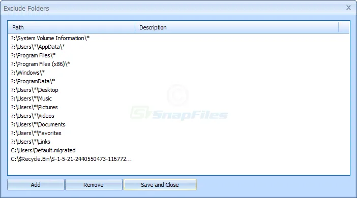 Puran Delete Empty Folders ภาพหน้าจอ 2