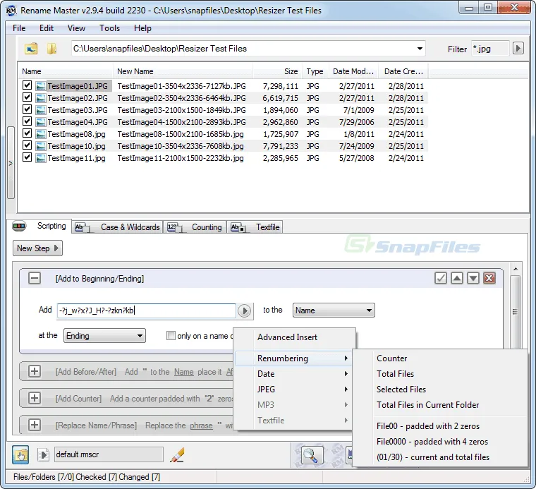Rename Master ภาพหน้าจอ 2