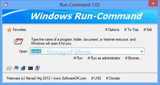 Run-Command ภาพหน้าจอ 1