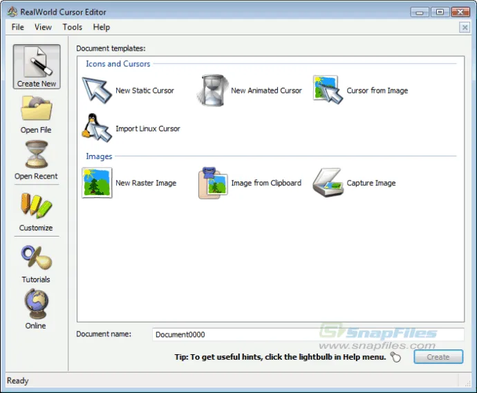 RealWorld Cursor Editor ภาพหน้าจอ 2