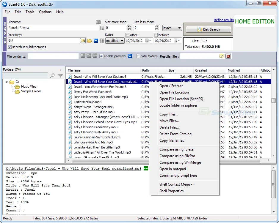 ScanFS ภาพหน้าจอ 2