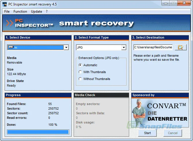 PC Inspector Smart Recovery ภาพหน้าจอ 1