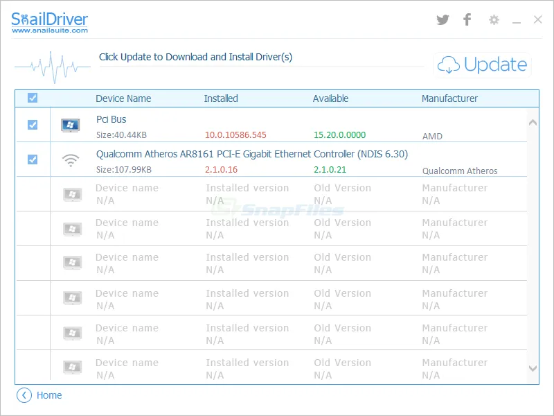 SnailDriver ภาพหน้าจอ 1