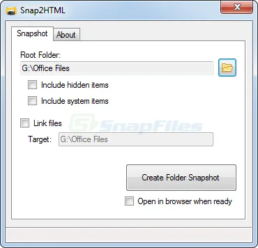 Snap2HTML ภาพหน้าจอ 2
