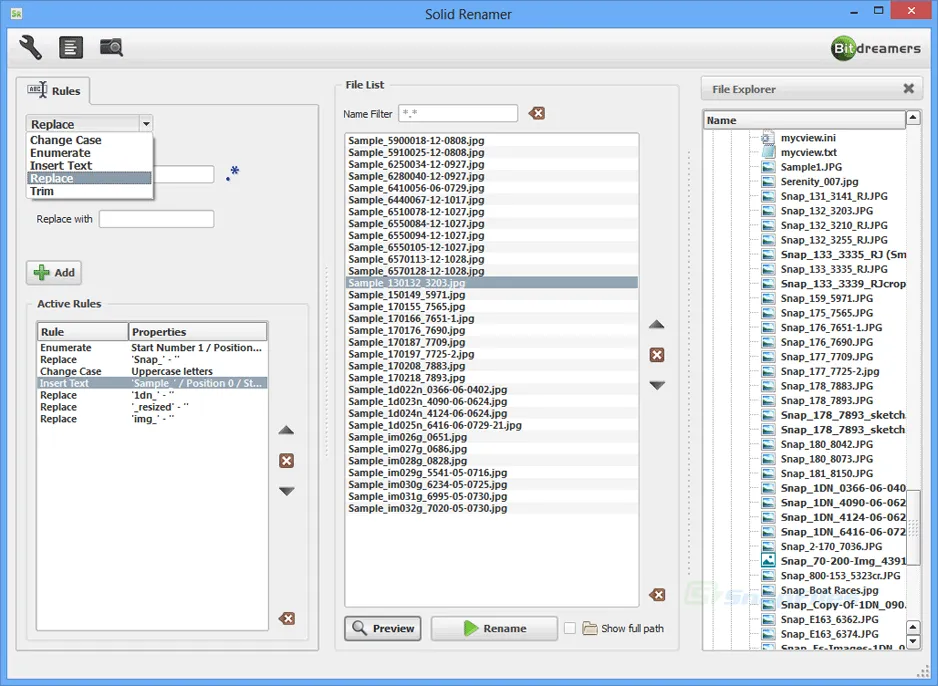 Solid Renamer ภาพหน้าจอ 1