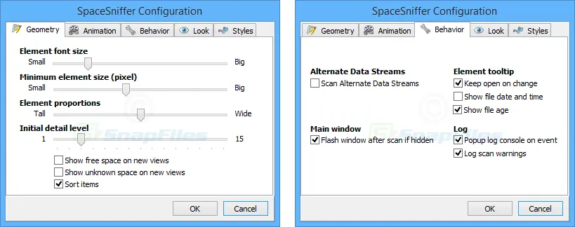 SpaceSniffer ภาพหน้าจอ 2