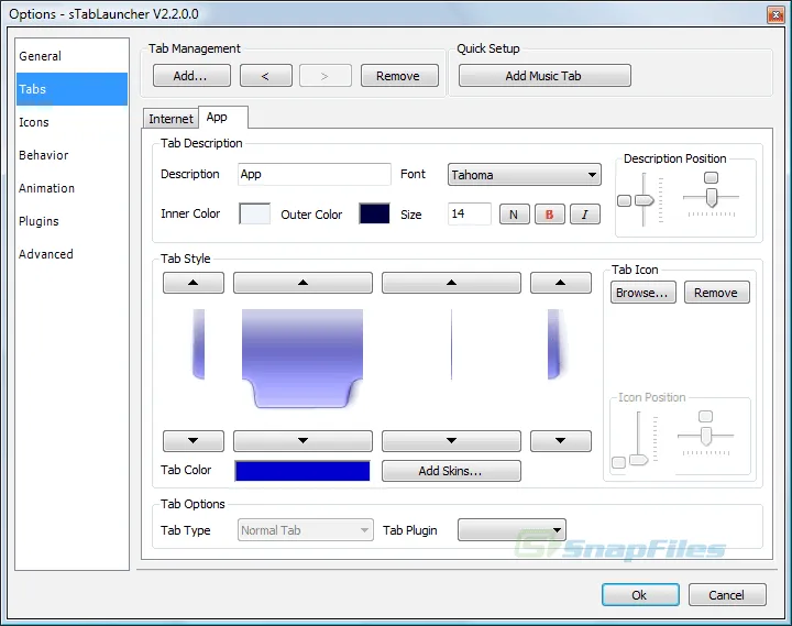 sTabLauncher ภาพหน้าจอ 2