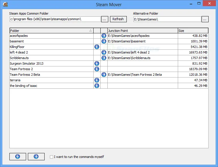 Steam Mover ภาพหน้าจอ 1