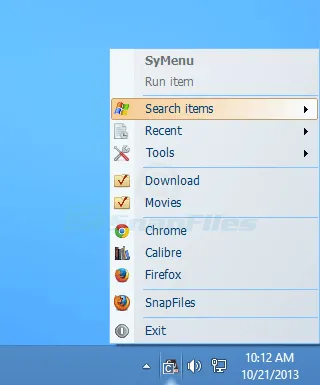 SyMenu ภาพหน้าจอ 1