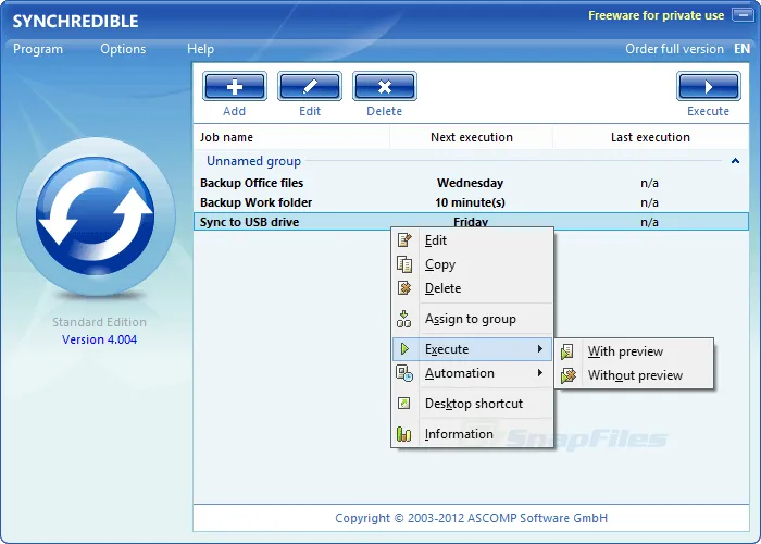 Synchredible ภาพหน้าจอ 1