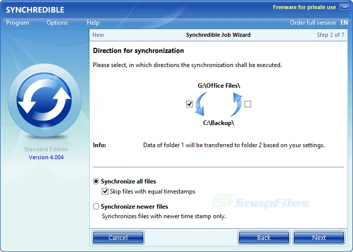 Synchredible ภาพหน้าจอ 2