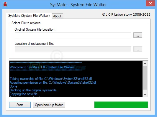 SysMate System File Walker ภาพหน้าจอ 2