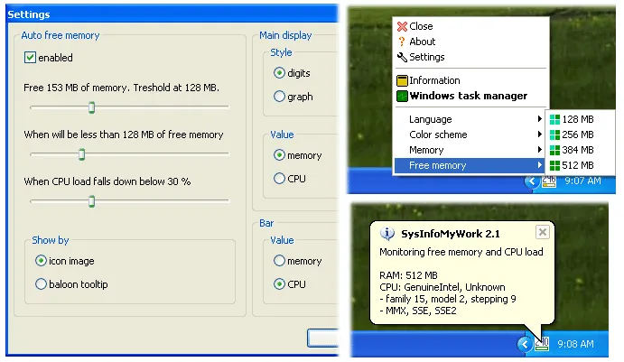 SysInfoMyWork ภาพหน้าจอ 1