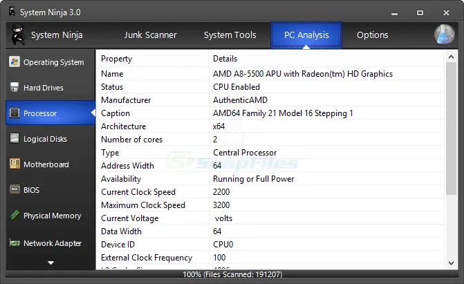 System Ninja ภาพหน้าจอ 2