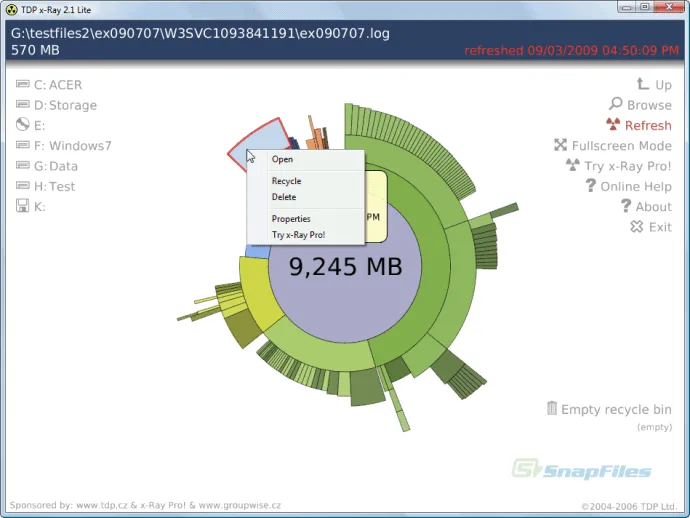 TDP x-Ray Lite ภาพหน้าจอ 2