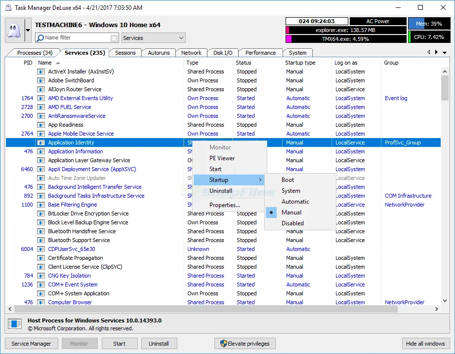 MiTeC Task Manager DeLuxe ภาพหน้าจอ 2