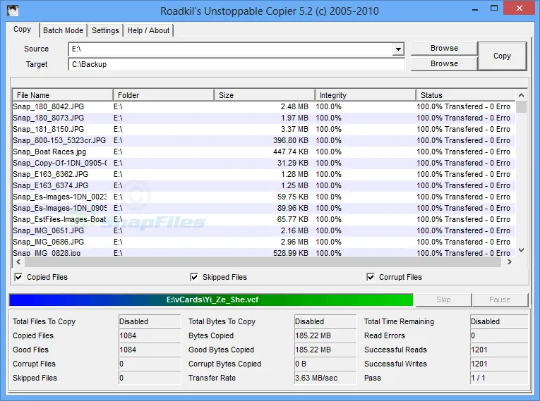 Unstoppable Copier ภาพหน้าจอ 1