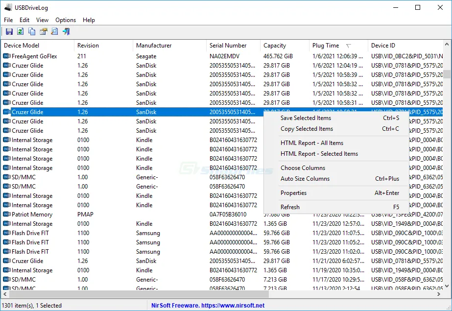 USBDriveLog ภาพหน้าจอ 1