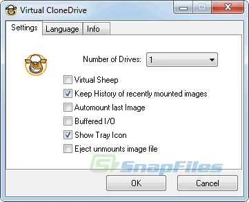 SlySoft Virtual CloneDrive ภาพหน้าจอ 1