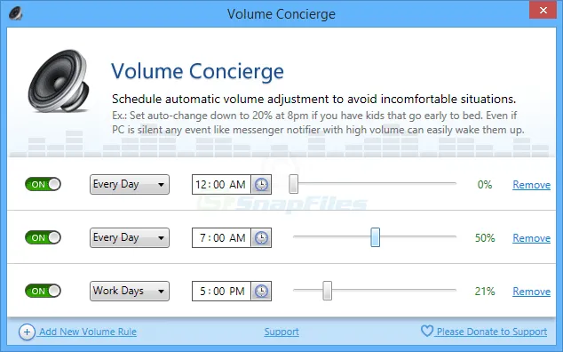 Volume Concierge ภาพหน้าจอ 1