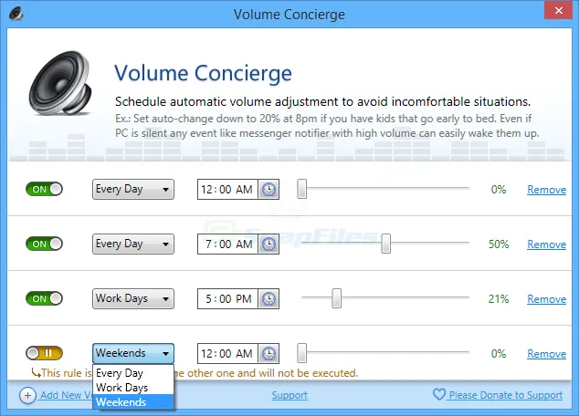 Volume Concierge ภาพหน้าจอ 2